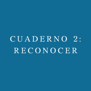 Cuaderno 2 - Reconocer